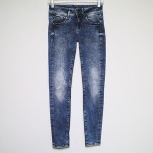 G-STAR - "Lynn Mid Skinny wmn" Blue Denim Jeans - Women's Size 24 x 30 🔥